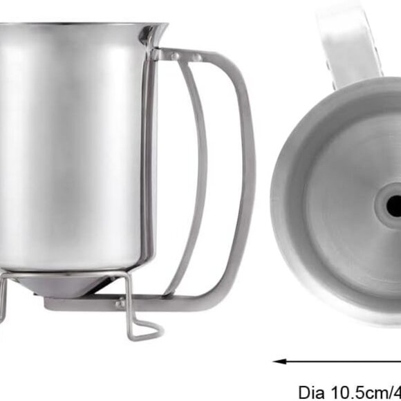 Stainless Steel Kitchen Flour Tool Mix Funnel Dispenser(1 Set) - Picture 5 of 13